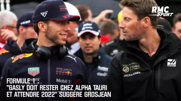 F1 :"Gasly doit rester chez Alpha Tauri et attendre 2022" suggère Grosjean