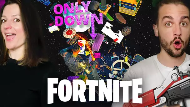 ONLY UP FORTNITE MAIS A L'ENVERS ! (ONLY DOWN)