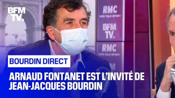 Arnaud Fontanet face à Jean-Jacques Bourdin en direct