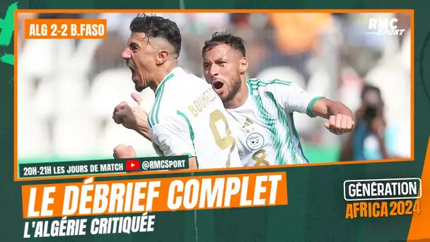 CAN2023 : Algérie 2-2 Burkina Faso, "Les Fennecs sauvent les meubles" soupire Acherchour