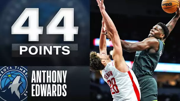 Anthony Edwards Scores SEASON-HIGH 44 PTS in Timberwolves W | January 21, 2023