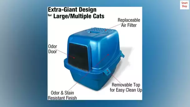 Van Ness CP77 Enclosed Sifting Cat Pan/Litter Box, Extra Large (225026)