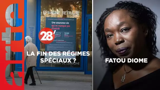 Fatou Diome / Retraites : la fin des régimes spéciaux ? - 28 Minutes - ARTE