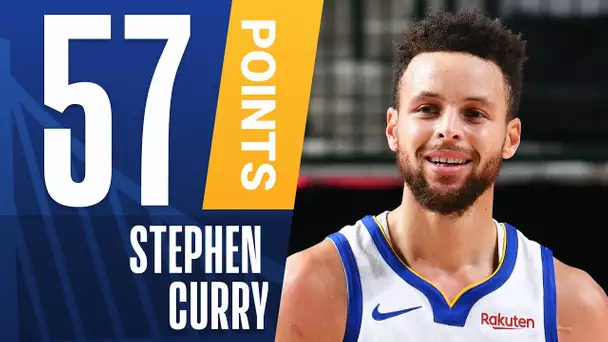 57 PTS & 11 THREES For Stephen Curry!