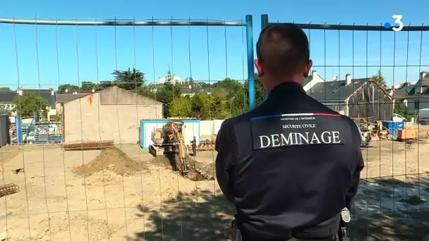 Saint-Nazaire : neutralisation d'un obus anglais de 500 kg datant de la seconde guerre mondiale