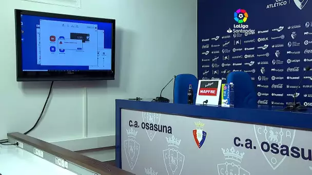 Rueda de prensa Osasuna C.A. vs Getafe CF