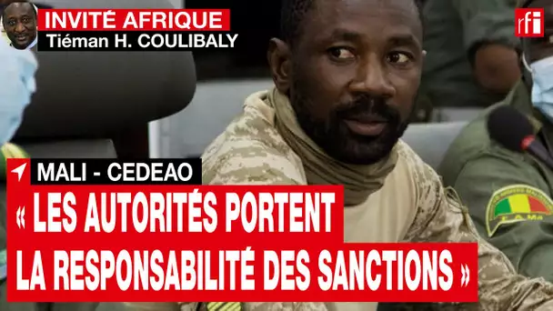 Au Mali, « les autorités de transition portent la responsabilité des sanctions de la Cédéao » • RFI