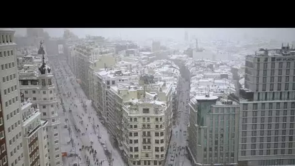 Madrid et l'Espagne toujours paralysés par la neige et la glace