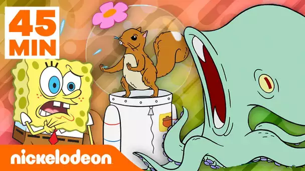 Bob l'éponge | Les animaux les plus cool de Bikini Bottom en 45 minutes ! | Nickelodeon France