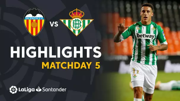 Highlights Valencia CF vs Real Betis (0-2)