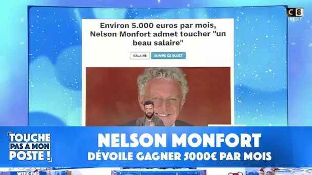 Nelson Monfort dévoile gagner 5000 euros par mois !