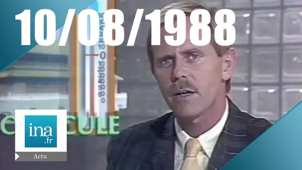 20h Antenne 2 du 10 août 1988 | Canicule en Chine | Archive INA