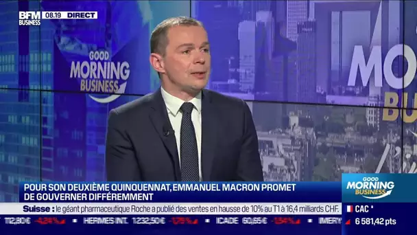 Olivier Dussopt (Ministère de l'Économie) : Emmanuel Macron réélu président de la République