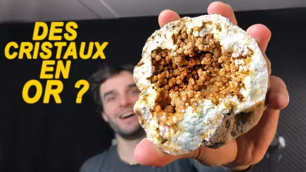 DES CRISTAUX EN OR ?