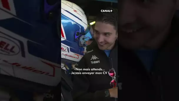 Julien Fébreau félicité par Ocon après ses tours en F1 👏 #shorts