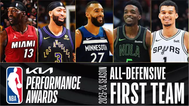 The BEST Of The 2023-24 Kia NBA All-Defensive First Team!