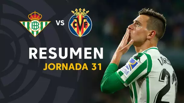 Resumen de Real Betis vs Villarreal CF (2-1)