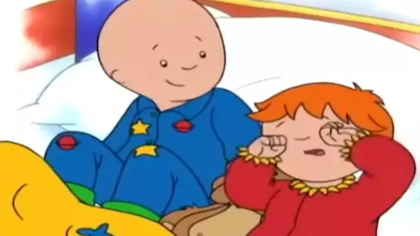 Caillou et la Soirée Pyjama | Caillou | Dessins animés pour enfants | WildBrain pour les enfants