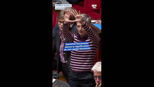 Sandrine Rousseau donne la signification de son geste féministe à l'Assemblée