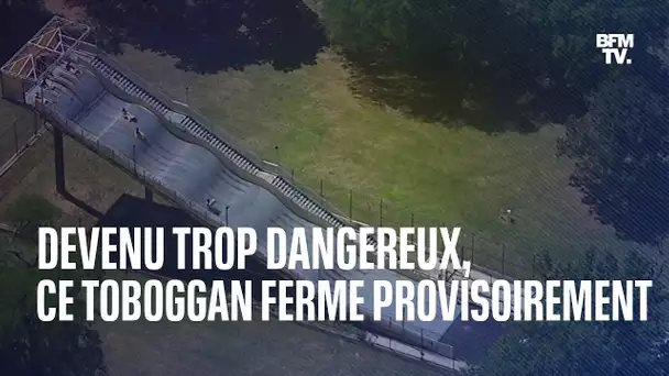 Ce toboggan géant en métal doit fermer provisoirement ses portes pour des raisons de sécurité