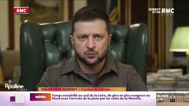 Guerre en Ukraine : Volodymyr Zelensky accuse la Russie de "génocide"