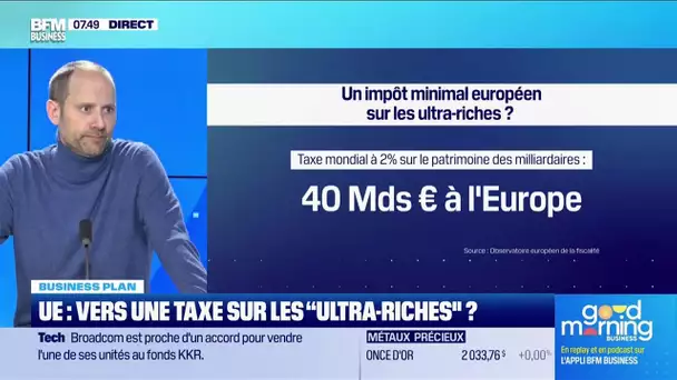 Laurent Bach (IPP) : UE, vers une taxe sur les "ultra-riches" ?