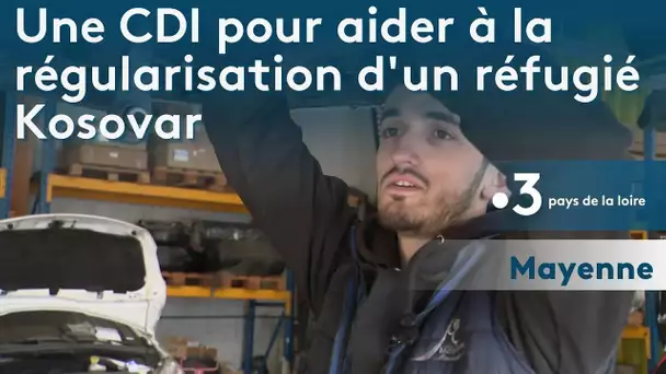Mayenne : un CDI pour un refugié Kosovar