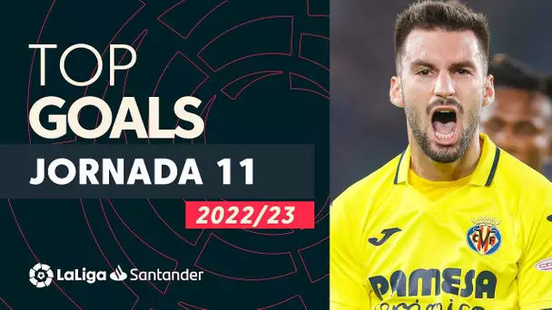 Todos los goles de la jornada 11 de LaLiga Santander 2022/2023