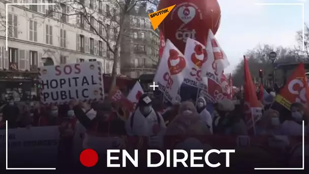 🔴 Manifestation des Gilets Jaunes contre les pass sanitaire et vaccinal à Paris