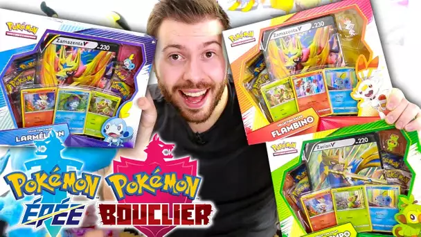 Ouverture des PREMIÈRES cartes Pokemon Epée et Bouclier !