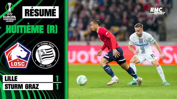 Résumé : Lille (Q) 1-1 Sturm Graz - Conference League (8e de finale retour)