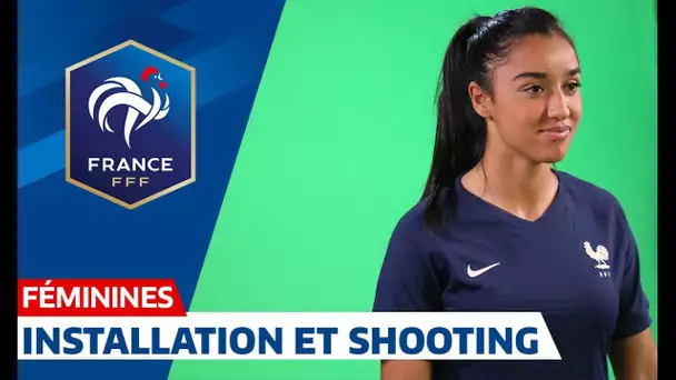 Equipe de France Féminine : l'arrivée et le shooting des Bleues I FFF 2019
