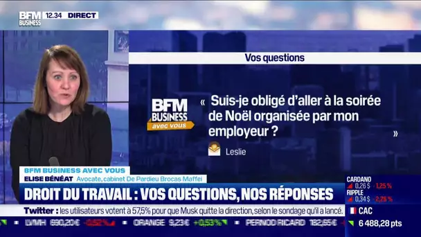 Noël en entreprise, télétravail forcé... On répond à vos questions