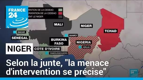 Le Niger ferme son espace aérien : "La menace d'intervention se précise", selon junte