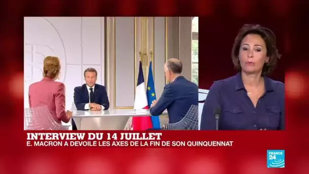 Interview d'Emmanuel Macron lors du 14 juillet : "Il était important d'entendre la parole présidenti