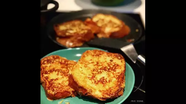 #RecetteConfinement 5 : Pain perdu brioché, sauce caramel beurre salé