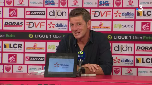 Défaite du DFCO contre Angers : la conférence de presse de l'entraîneur Stéphane Jobard