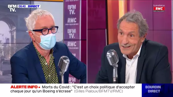 Gilles Pialoux face à Jean-Jacques Bourdin en direct