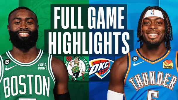 CELTICS at THUNDER | FULL GAME HIGHLIGHTS | January 3, 2023