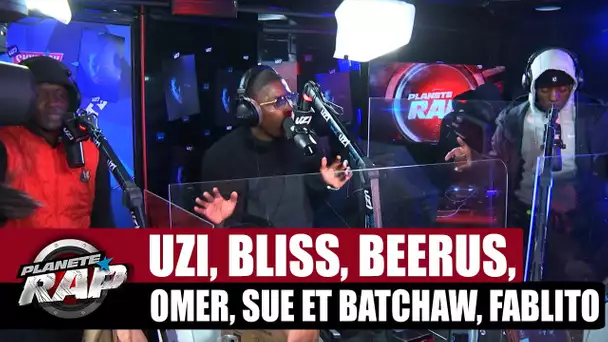 [Exclu] Uzi "Cité" ft Bliss, Beerus, Omer, Fablito, Sué et Batchaw #PlanèteRap