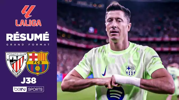 Résumé : Lewandowski EN FEU, le FC Barcelone finit en beauté contre l’Athletic Bilbao !