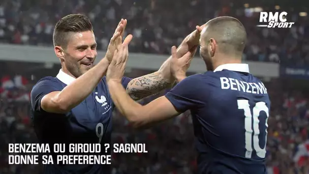 Benzema ou Giroud ? Sagnol donne sa préférence