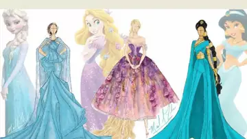Un styliste recrée les robes des princesses de Disney