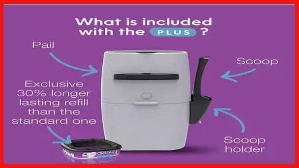 Litter Genie Plus Cat Litter Disposal System in Silver