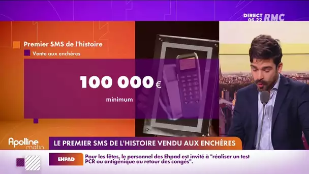 Le tout premier SMS de l'histoire va être venu aux enchères