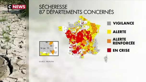 La sécheresse frappe toujours la France