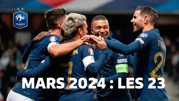 La liste pour le stage de mars 2024