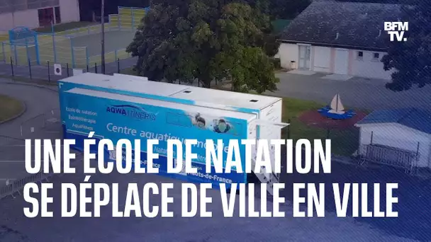 Une école de natation se déplace de ville en ville pour permettre à tous d’apprendre à nager