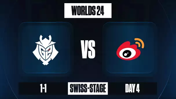 G2 ESPORTS vs WEIBO GAMING [Swiss Stage - 1/1]