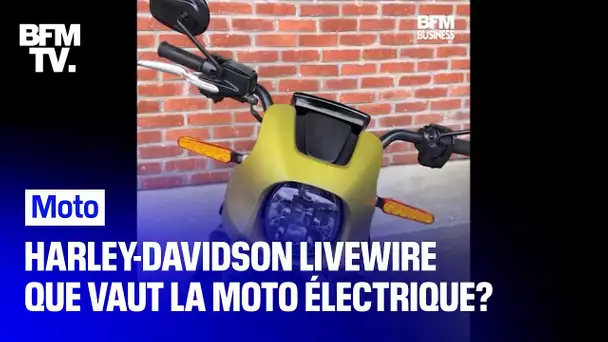 Moto: nous avons testé la Livewire, la moto électrique d'Harley Davidson